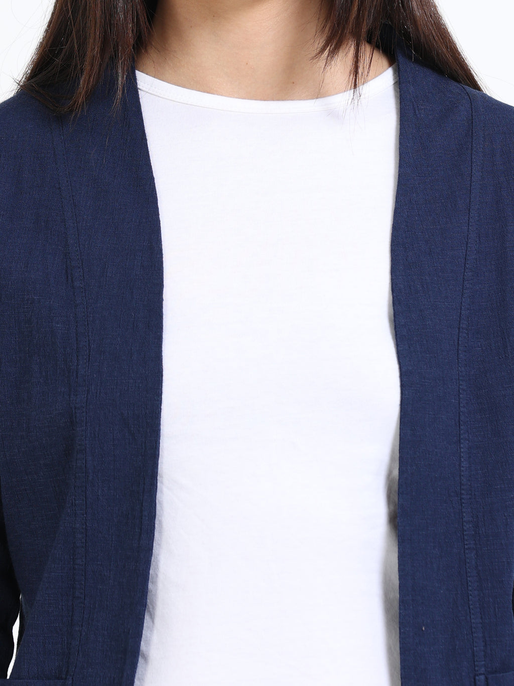 Rayon Stretchable Shrug Denim