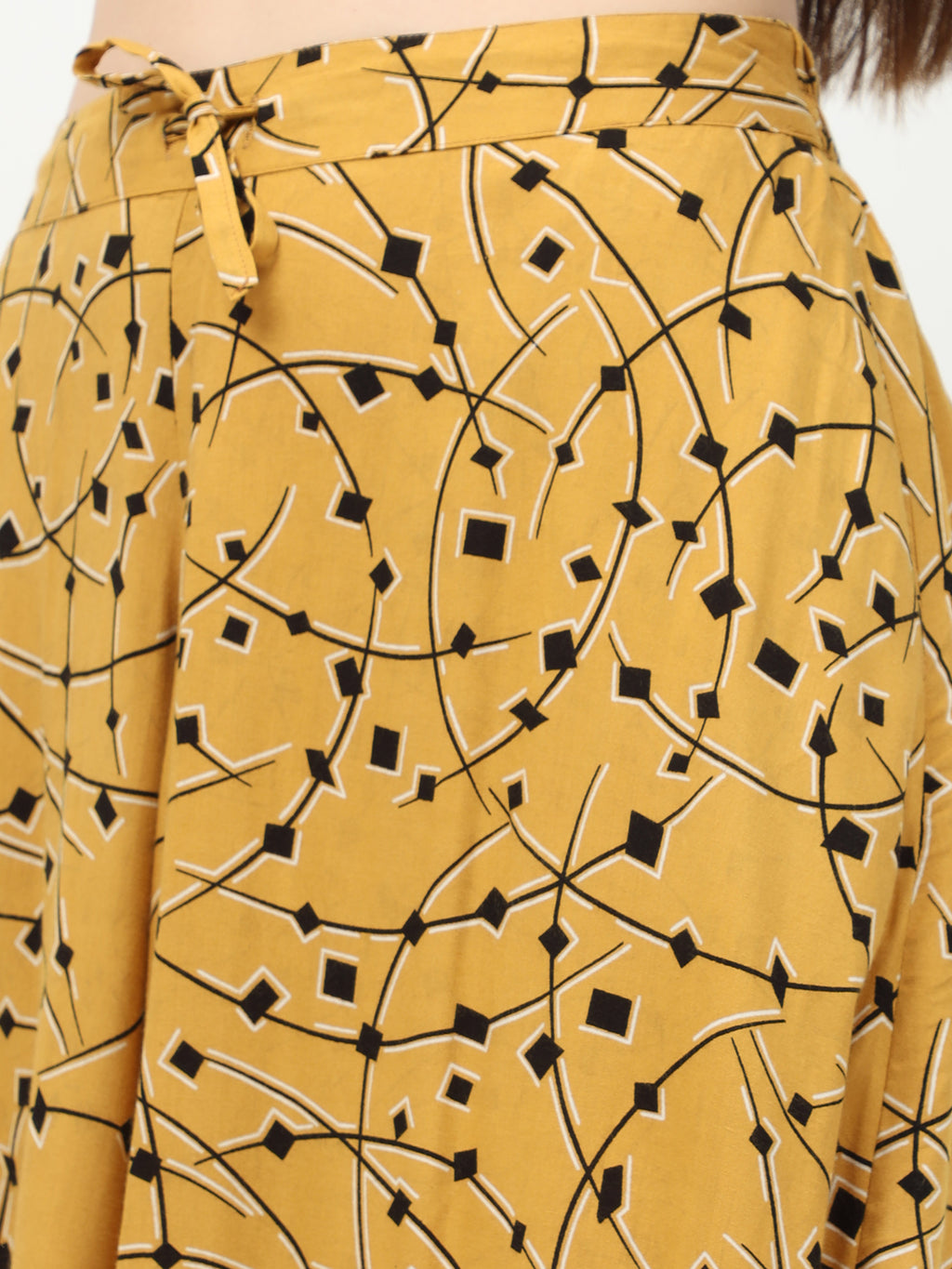 Yellow Printed Culottes