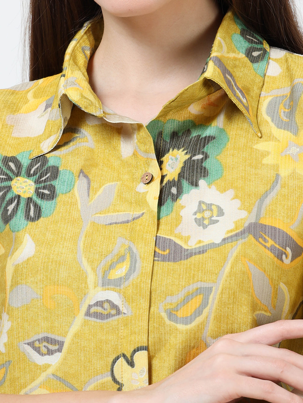 Rayon Printed Coord Set – Sunshine Bloom