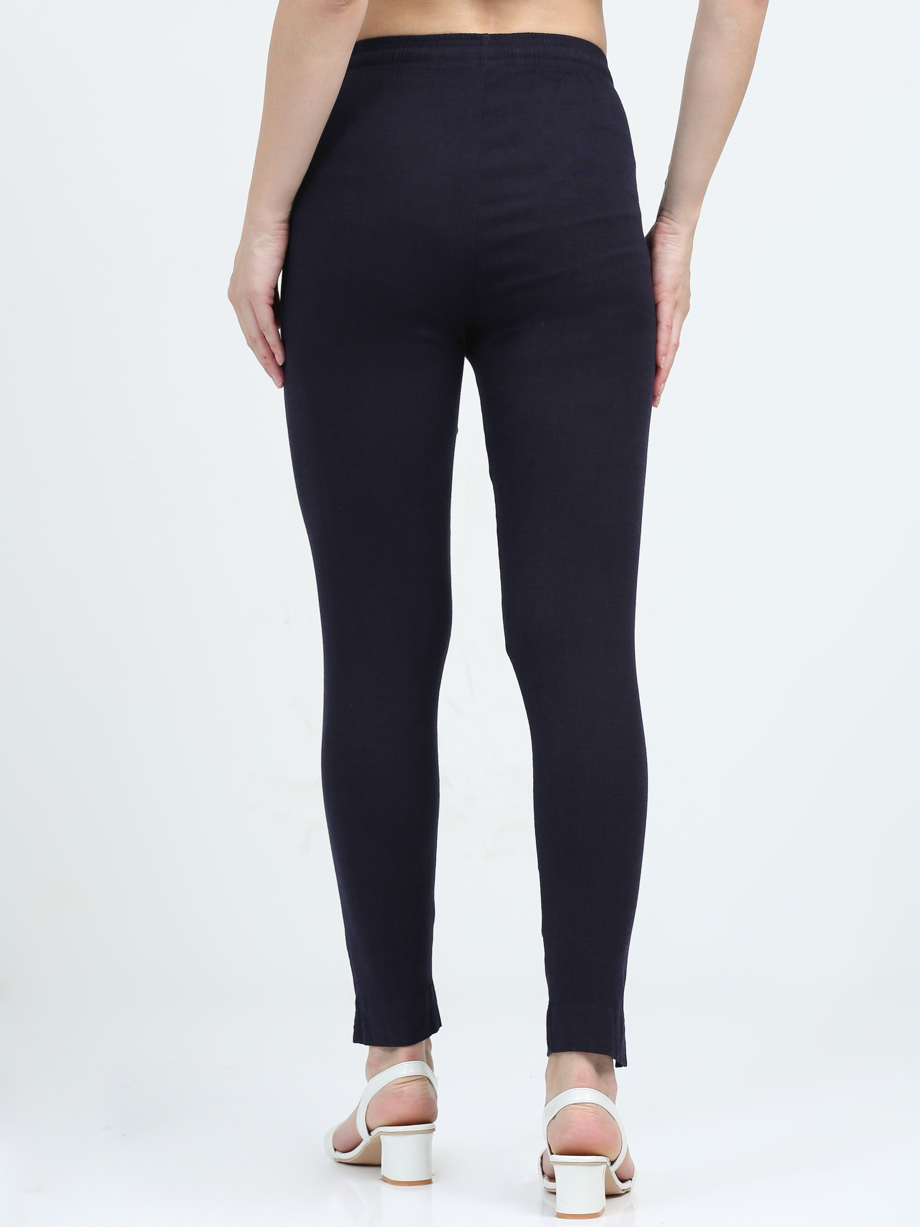 Navy Blue Rayon Stretchable Kurti Pant