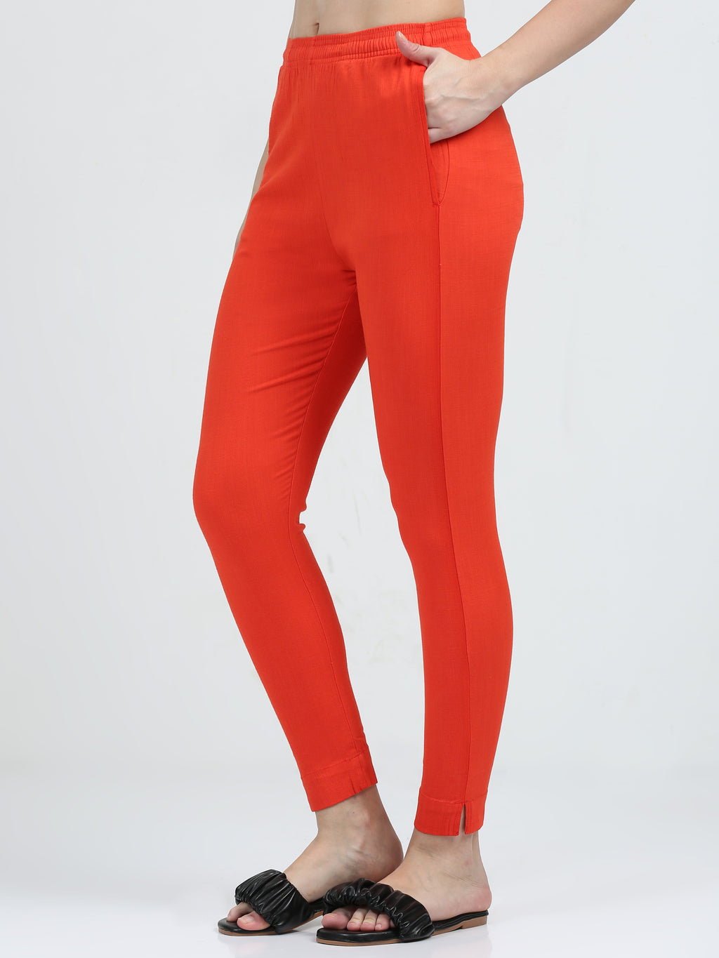 Gajari Rayon Stretchable Kurti Pant