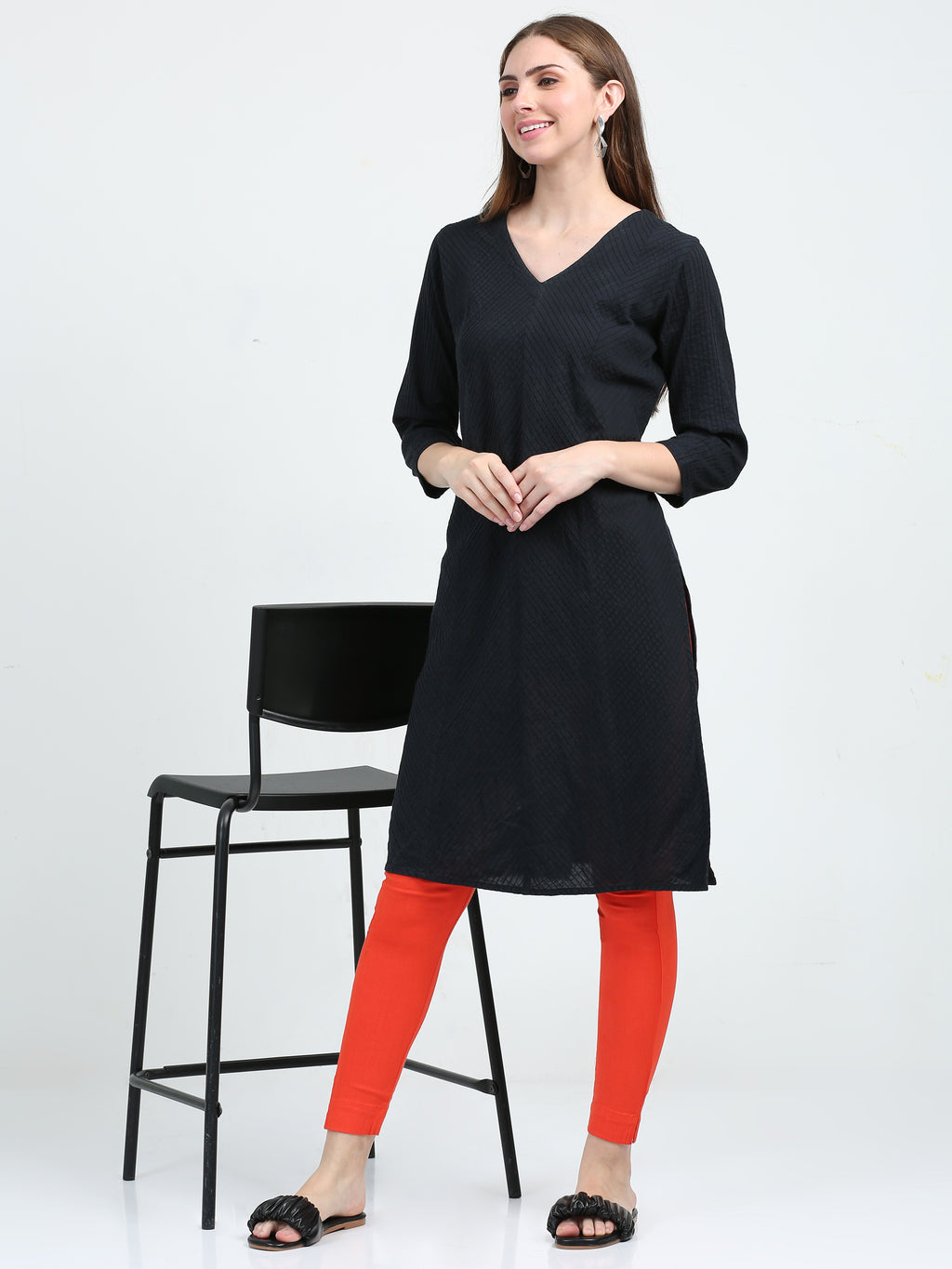 Gajari Rayon Stretchable Kurti Pant