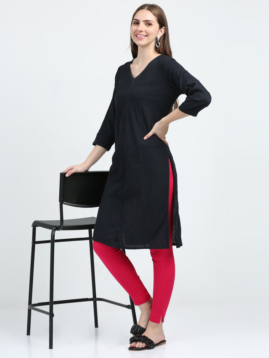 Rani Rayon Stretchable Kurti Pant