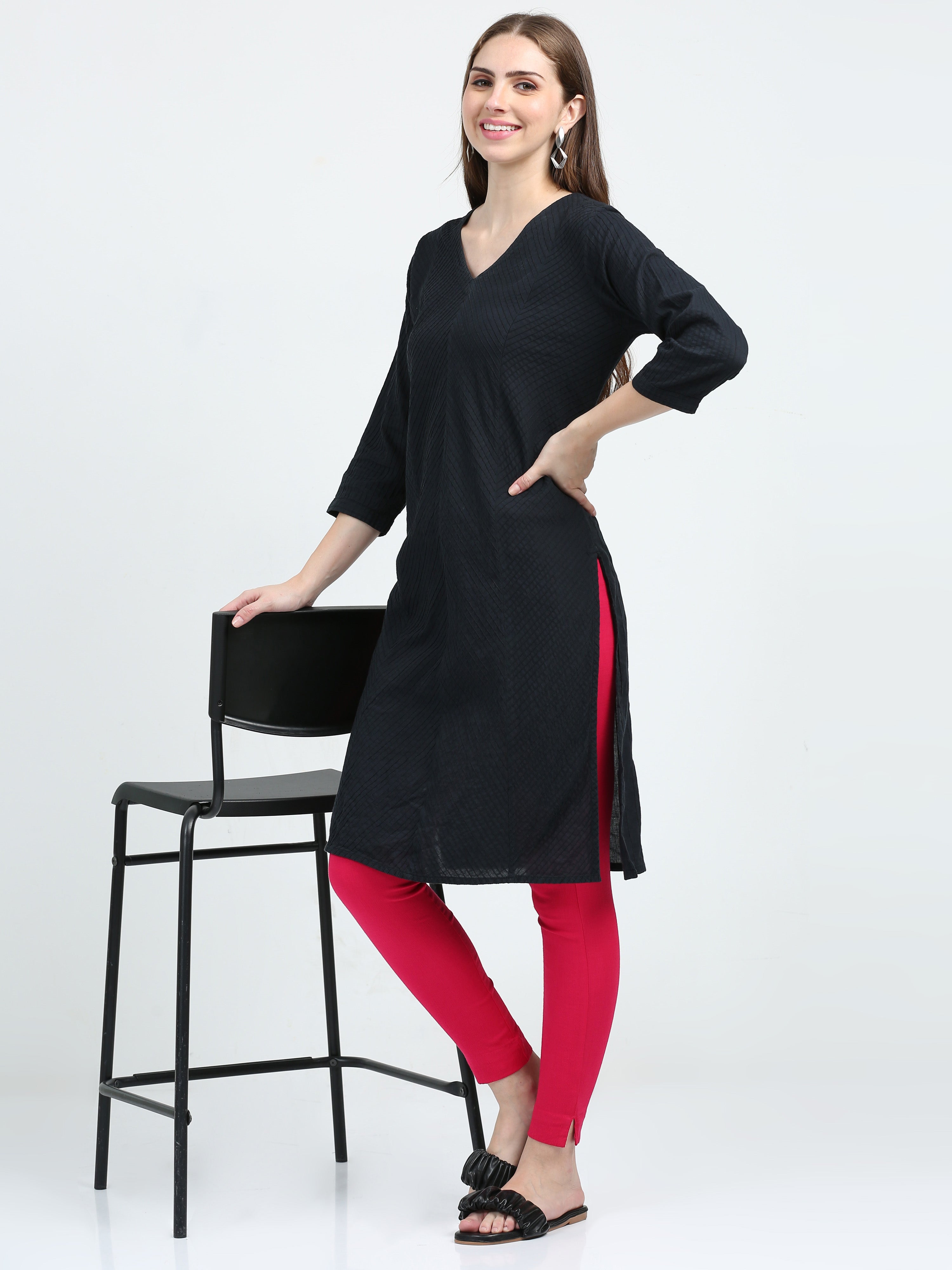 Rani Rayon Stretchable Kurti Pant