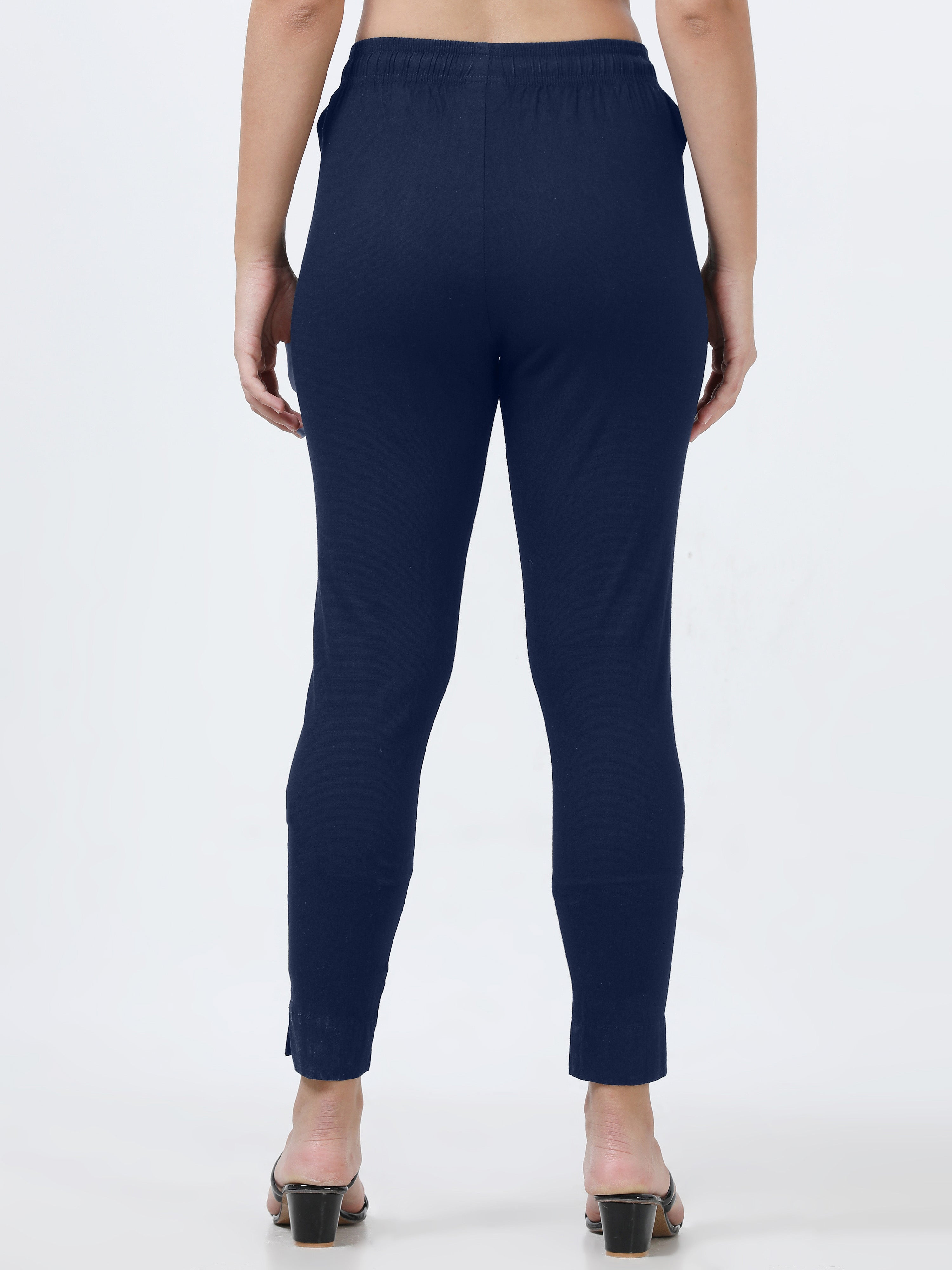 Denim Rayon Stretchable Kurti Pant