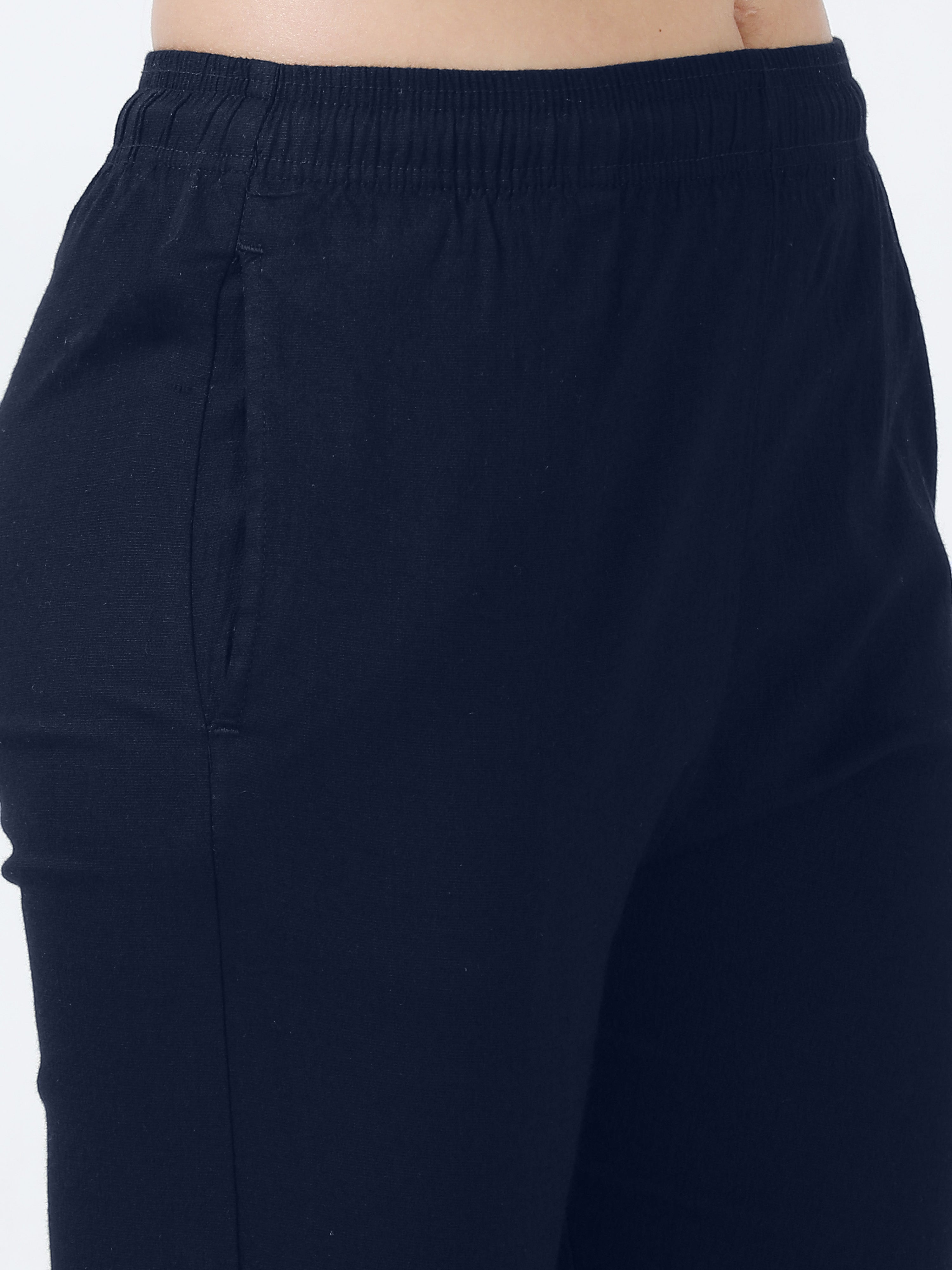 Denim Rayon Stretchable Kurti Pant