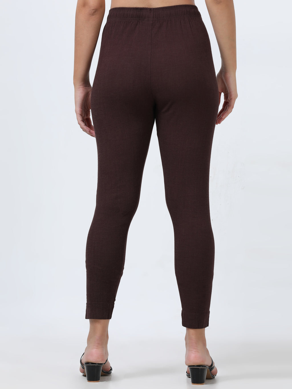 Cola Brown Rayon Stretchable Kurti Pant